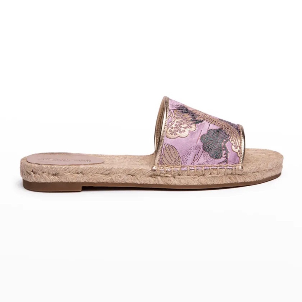 NWT Johnny Was Crane Espadrille Slide Sandals 8.5 - Picture 11 of 11